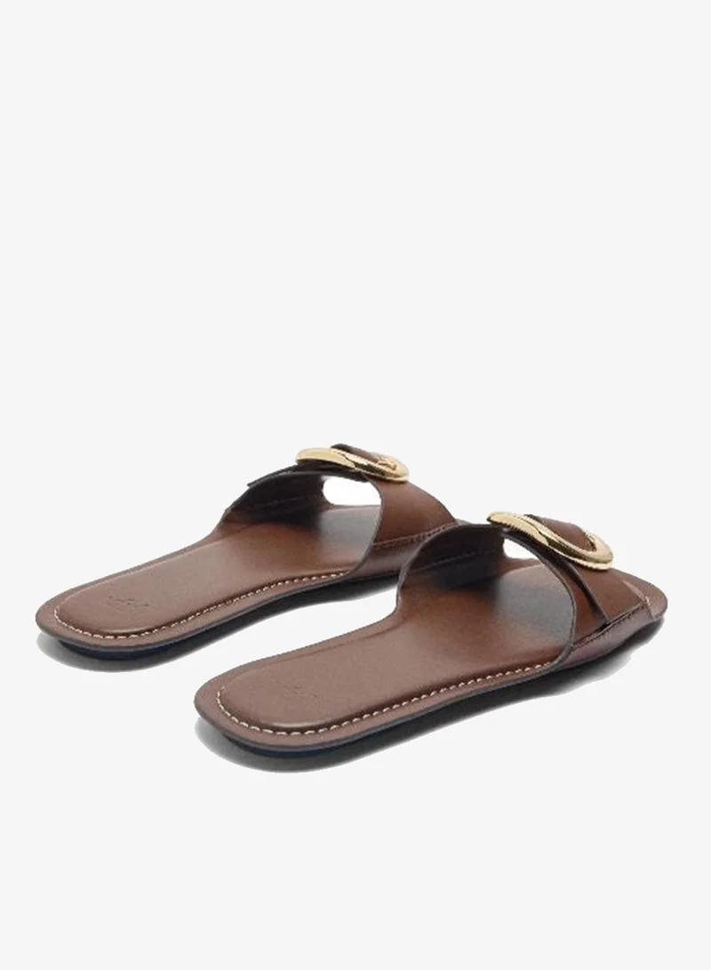 PARFOIS Flat Sandals With Buckle