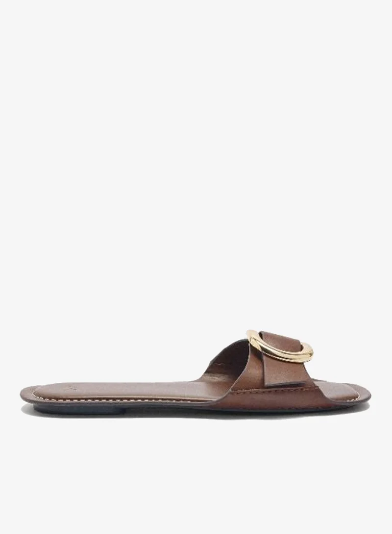 PARFOIS Flat Sandals With Buckle