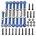 Share Goo 7PCS ShareGoo Adjustable Turnbuckles Camber Links Steering Linkage Rod Ends Sets Compatible with Traxxas Slash 4X4 2WD 110 RC Car Upgrade Parts Blue - Image 3