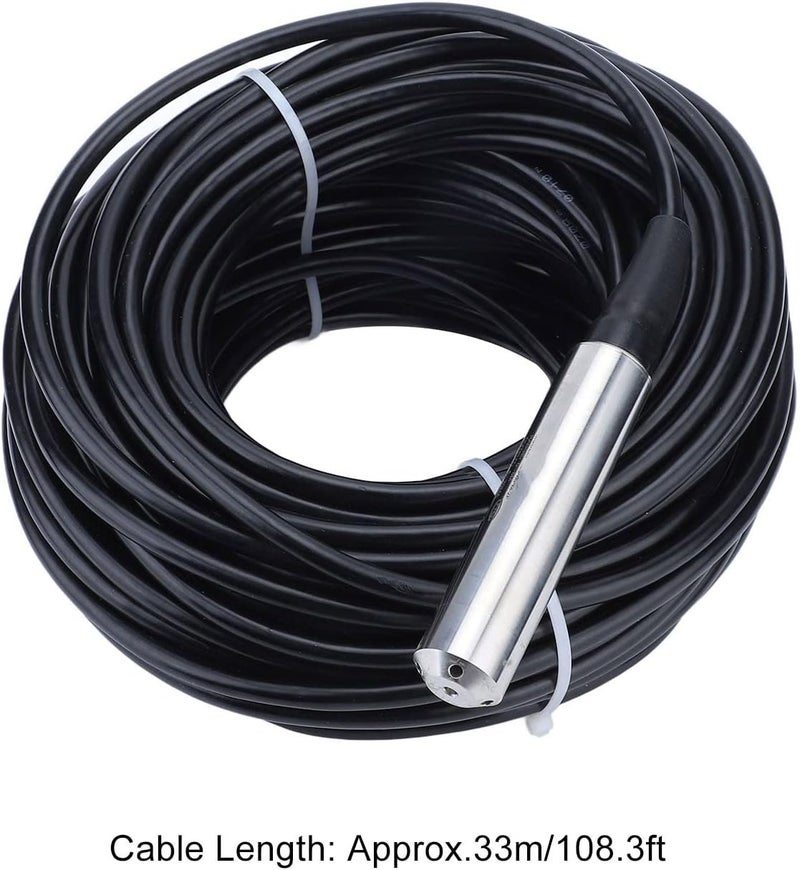 Liquid Level Sensor, High Precise Stainless Steel Water Level Transmitter with Cable - Image 2