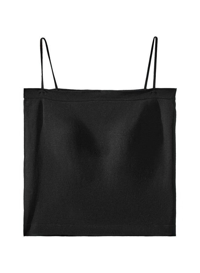 Your Sun Yiershuang Women's Camisole Tank Top, Summer Thin Bra, One-piece With Built-in Pads, Solid Color, Backless Design, Suitable For Layering Or Wearing As Outerwear - Image 5