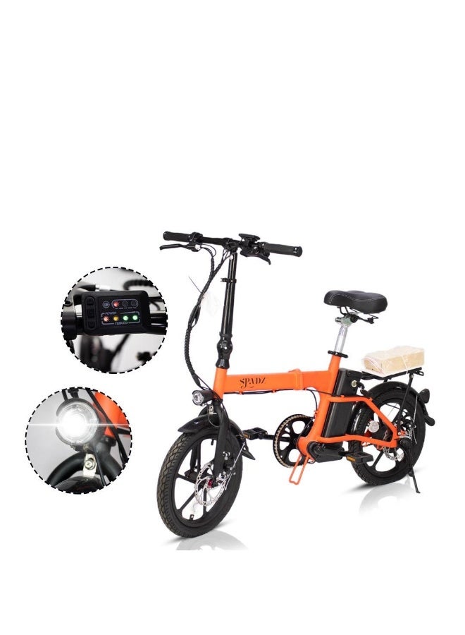 دراجة كهربائية قابلة للطي مقاس 14 بوصة بمدى 90 ميلاً (مساعدة الدواسة 1) ببطارية 36 فولت، وقوة 20 ميلاً في الساعة من بيك 500 وات، دراجة كهربائية للبالغين، مناسبة للتنقل، إطارات للتنقل، الشاطئ، الثلج، سكوتر كهربائي جبلي