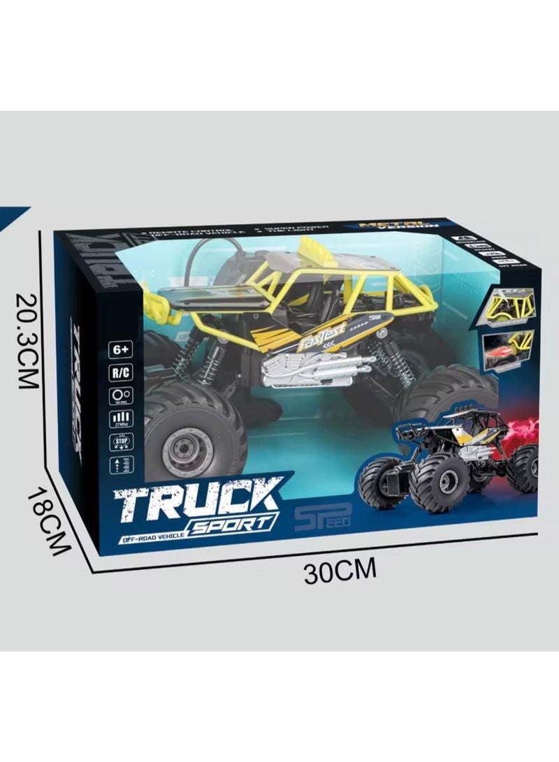 توي لاند شاحنة وحشية تعمل بالتحكم عن بعد للطرق الوعرة بهيكل معدني للأطفال - Image 5