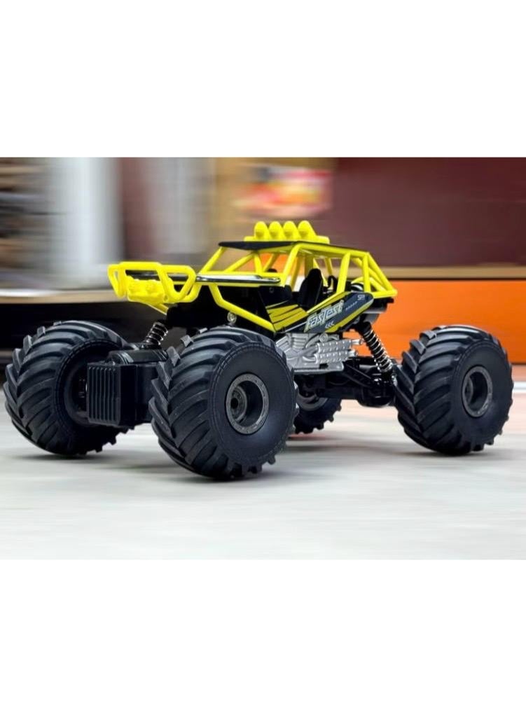 توي لاند شاحنة وحشية تعمل بالتحكم عن بعد للطرق الوعرة بهيكل معدني للأطفال - Image 3