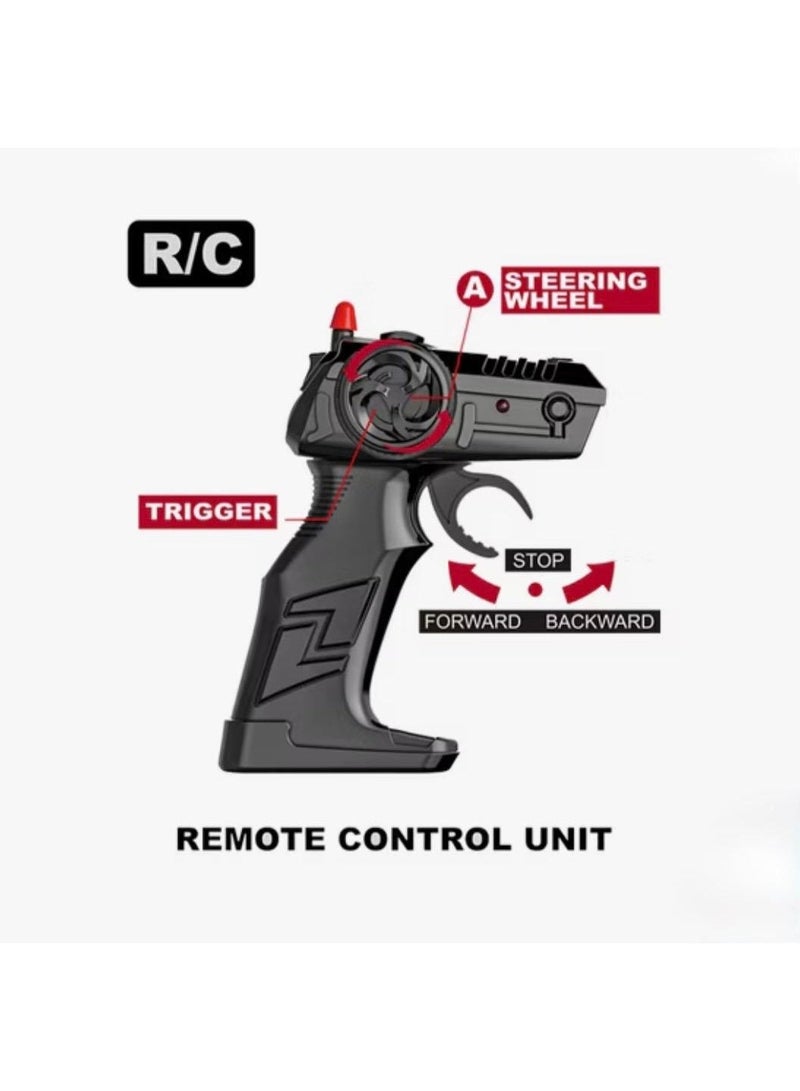 توي لاند شاحنة وحشية تعمل بالتحكم عن بعد للطرق الوعرة بهيكل معدني للأطفال - Image 4