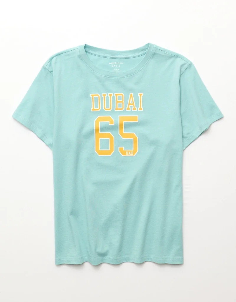 American Eagle  AE Everyday Destination Graphic T-Shirt for Women | Best Price UAE