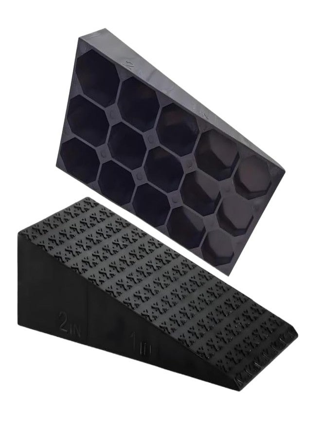 Deep Impact 2PCs Squat Wedge Block - Adjustable Slant Board for Heel Elevated Squats, Calf Raises, Weightlifting, Deadlift Platform, Foot Exercise Ramp for Enhanced Mobility & Strength - Image 1