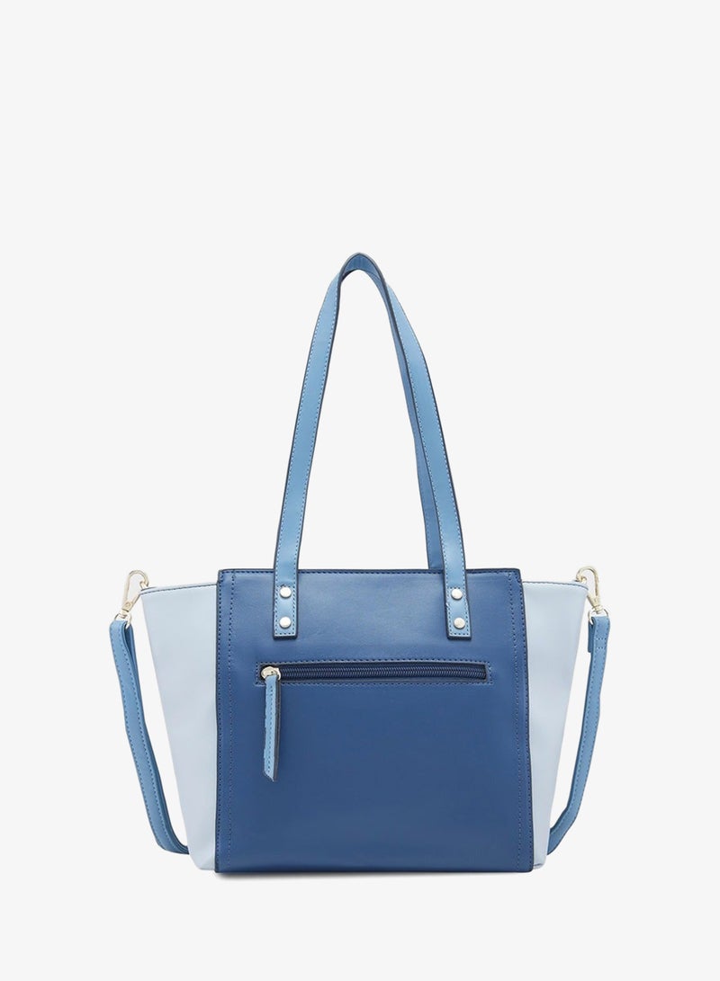 CAPRESE-EVA SATCHEL MEDIUM NAVY - Image 3