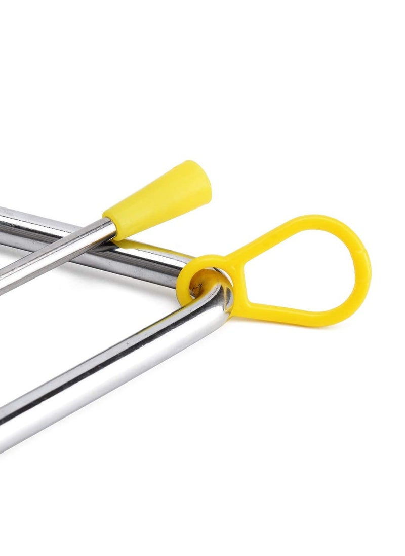 null - SYOSI Hand Percussion Triangles with Strikers, 6inch Musical Steel Triangle Instruments for Music Learning Practicing Enlightenment - Image 1