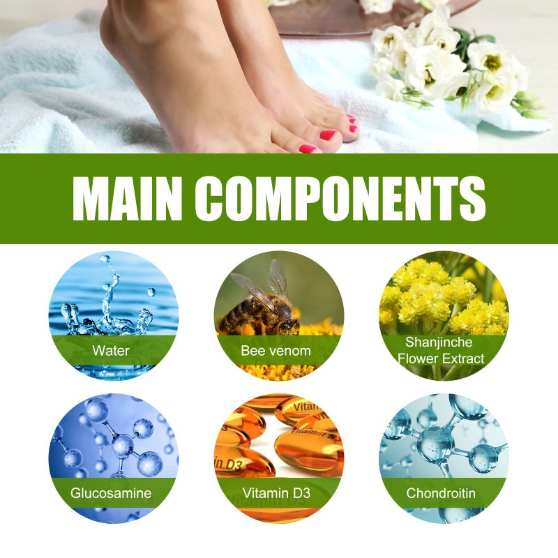 Joint Support Cream: 30g Green High Concentration Safe Formula - Fast Skin Absorption Pain Relief Cream for Joint Bone Health Mobility Enhancement - Image 3