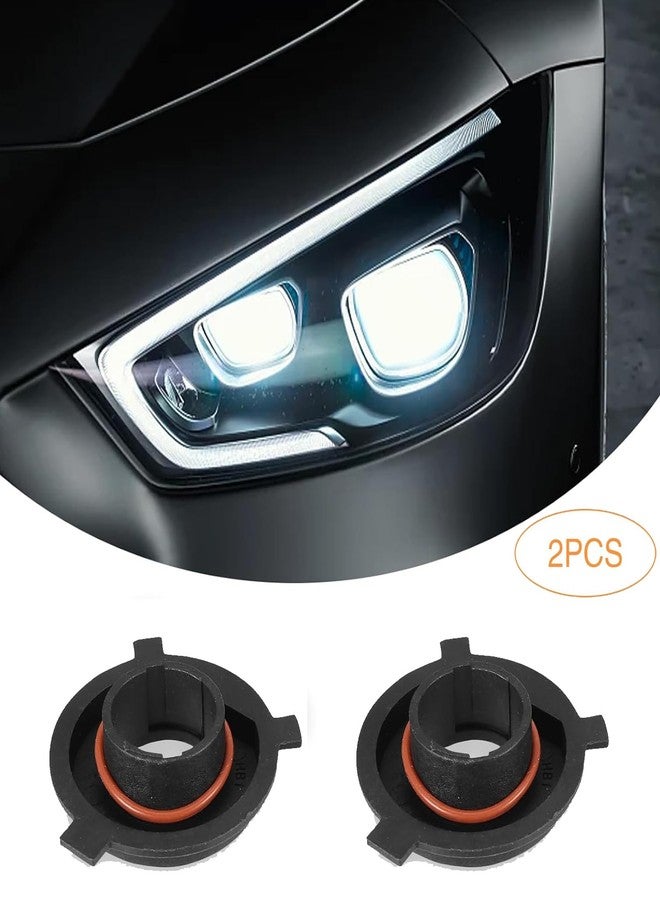 Flygun 2 PCS H4 Car LED Headlight Bulb Retainers, Nylon Fiber Durable Headlight Bulb Adapter Sockets, High-Performance Bulb Adapter Bracket Holder Base Sockets for SUV Truck - Image 3