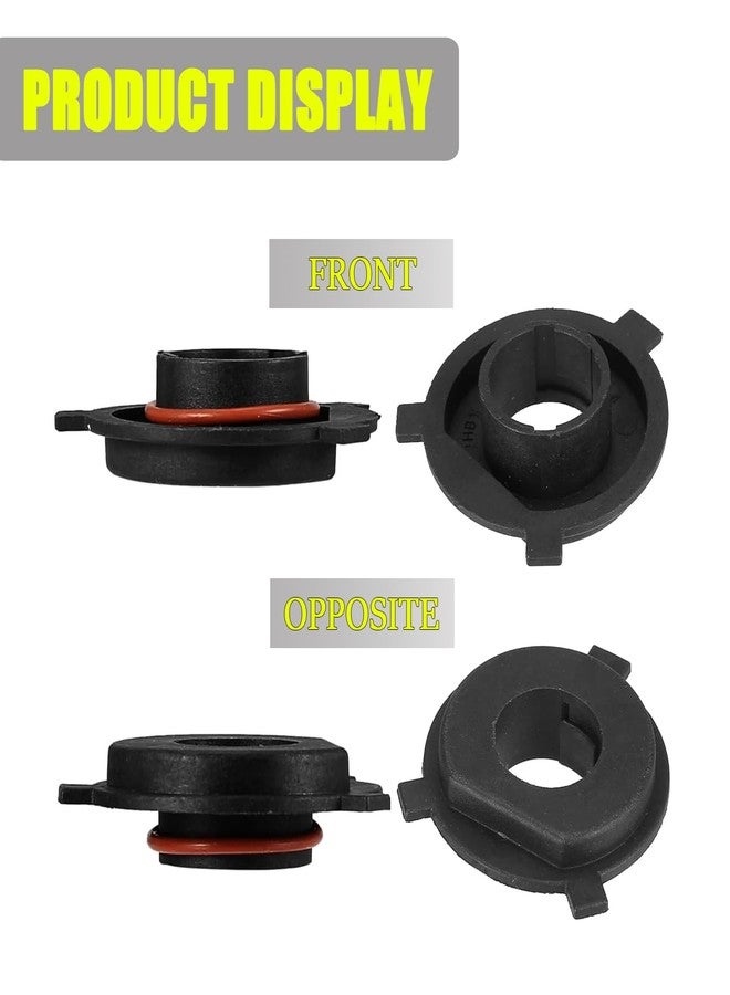 Flygun 2 PCS H4 Car LED Headlight Bulb Retainers, Nylon Fiber Durable Headlight Bulb Adapter Sockets, High-Performance Bulb Adapter Bracket Holder Base Sockets for SUV Truck - Image 5
