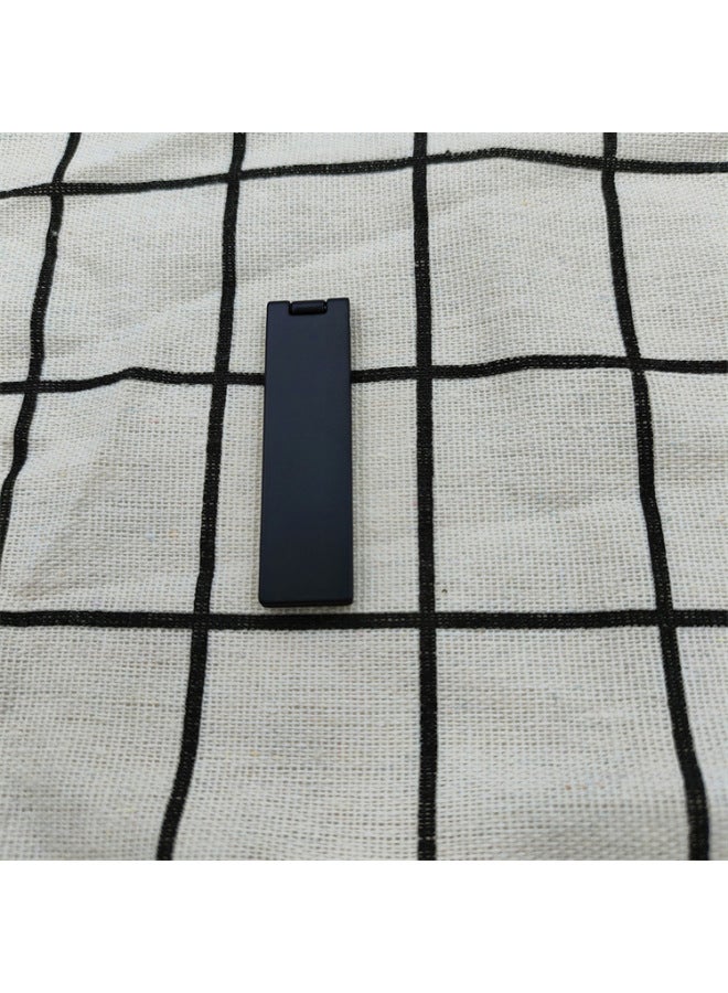 Mobile Phone Stand Neutral Ultra-thin Mini Multi-function Card Type Clip Strip Stand Flip Silk Slide Stand-Color:Black B Style - Image 1