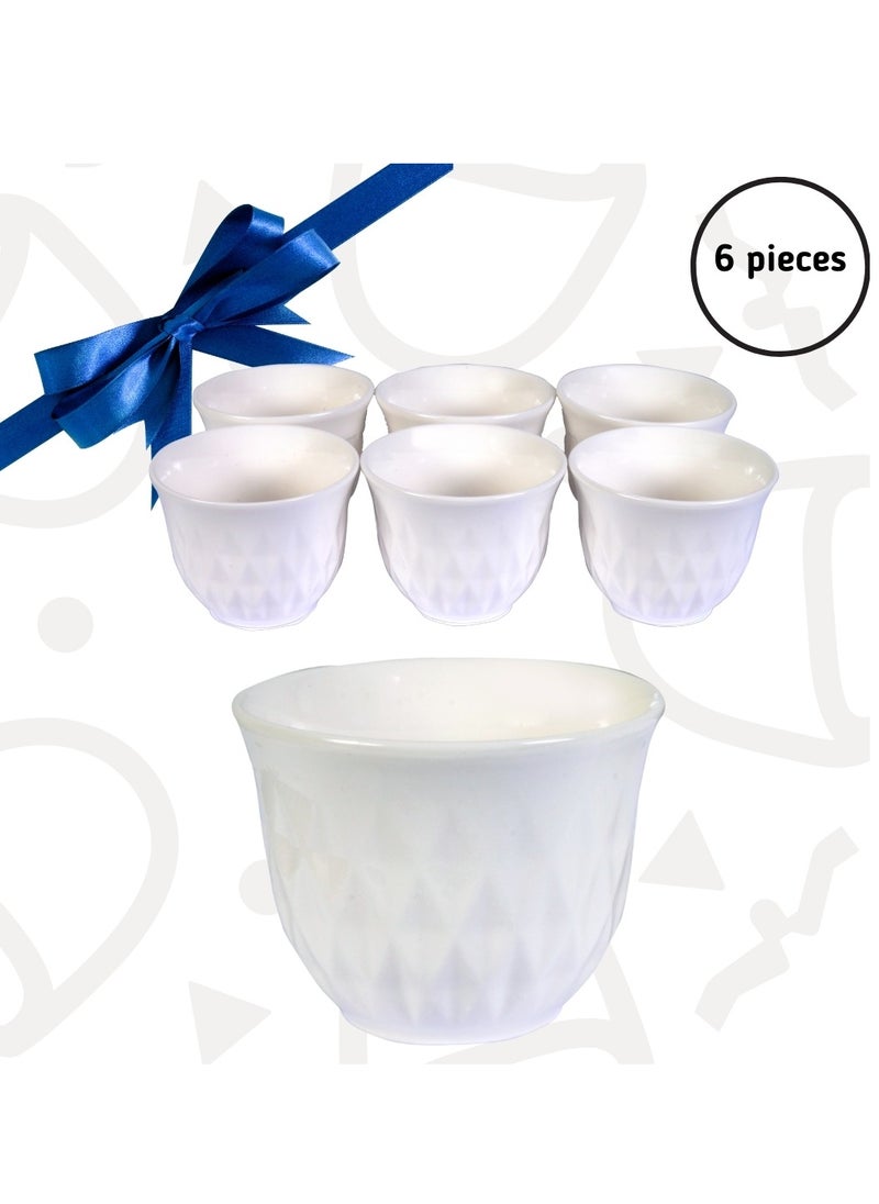 bullga A set of 6-piece decorated Arabic coffee cups from Bullga  - Image 1