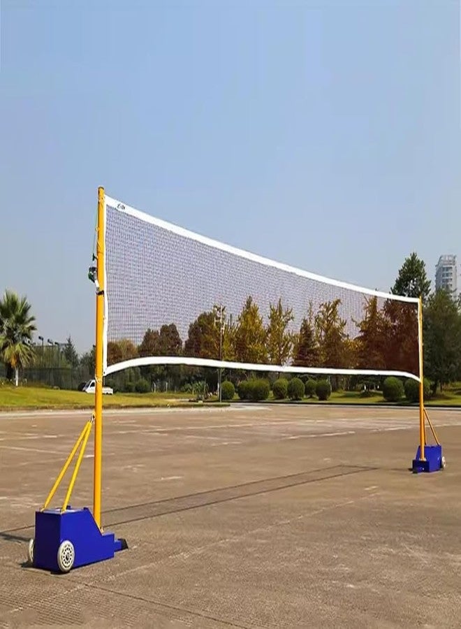 BOSCO Portable Badminton Net Red Colour for Indoor & Outdoor Play | Adjustable Height & Easy Setup Net Stand for Training, Practice & Recreation - Image 3