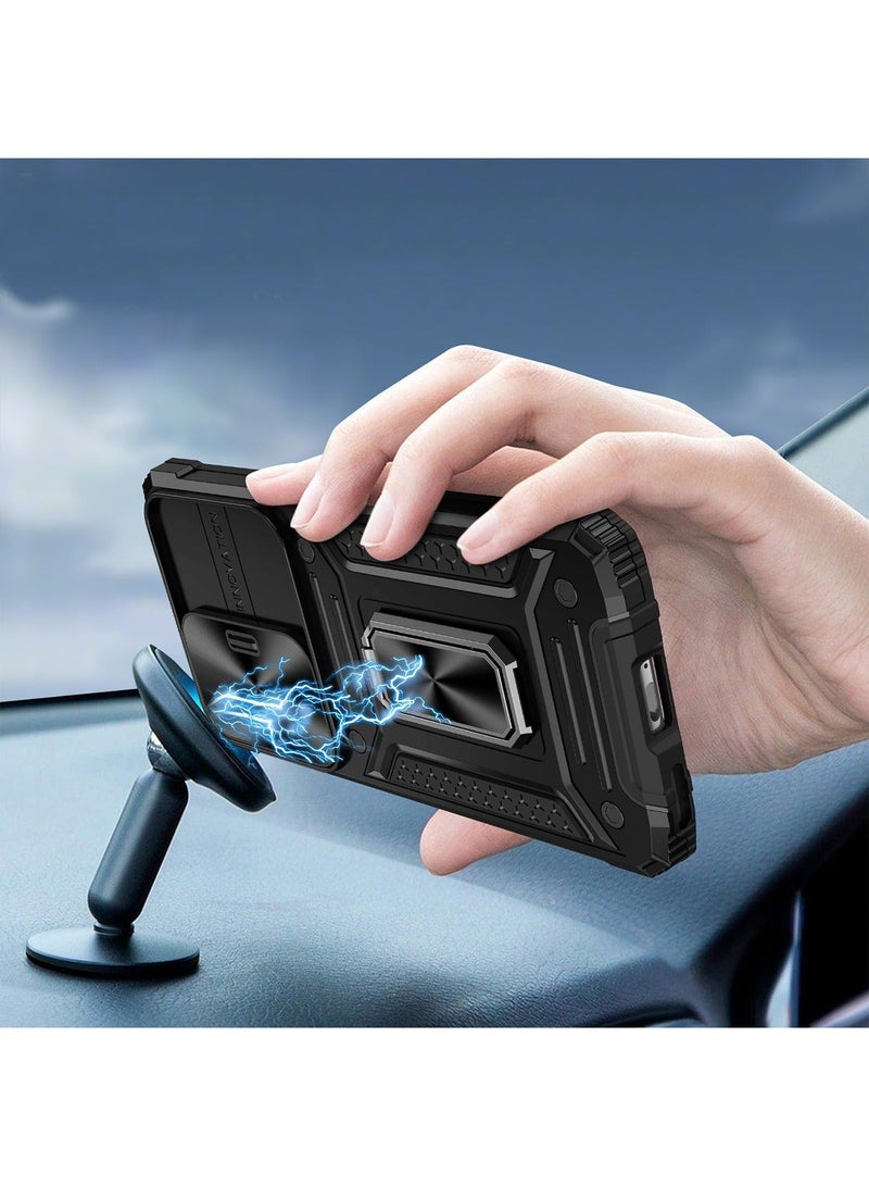 X-level Honor 90 5G Case Cover with Full Body Protector Heavy Duty Dual Layer Military Grade Shockproof Protective Cover with Camera Len Protection Magnetic Ring Kickstand Mobile Phone Accessories - Image 3