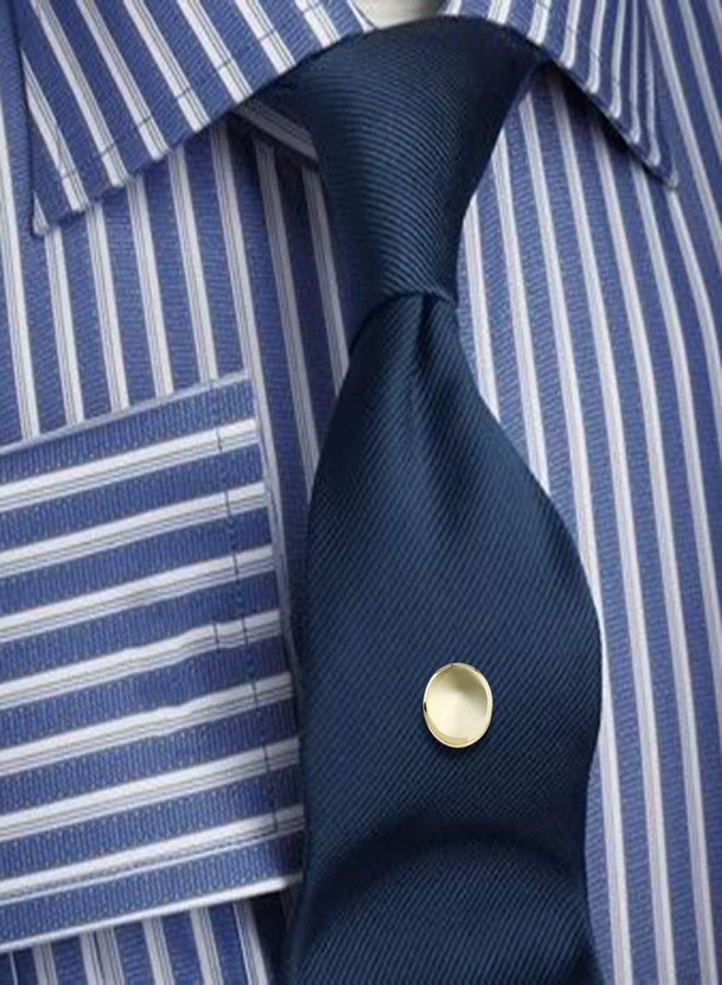 AMITER Shiny Tie Tack Clip for Men Square Tie Pins - Necktie Pin Best Gifts for Wedding Business Formal - Image 2