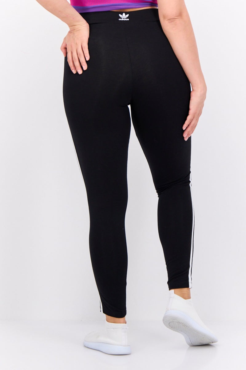 adidas Originals Women Sportswear Fit Brand Logo Training Leggings, Black  - Image 3