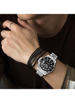 Tevise Men's Water Resistant Analog Watch ZS531804 - 43 mm - Silver  - Image 4