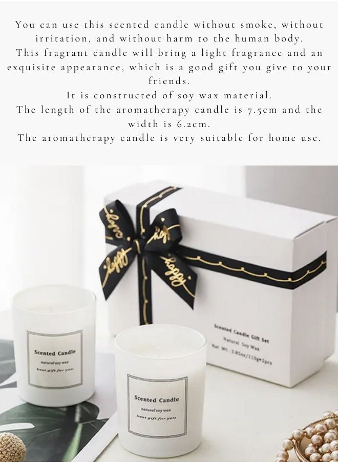 Breeze & Ripples Breeze and Ripples 2 Pcs Aromatherapy Soy Wax Scented Candles Gift Set  - Image 3