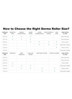 Derma Roller 1 mm Real Needle - 192 Microneedling Stainless Steel Microneedle Roller for Face Body Skin Care Beard Hair Growth  - Image 4