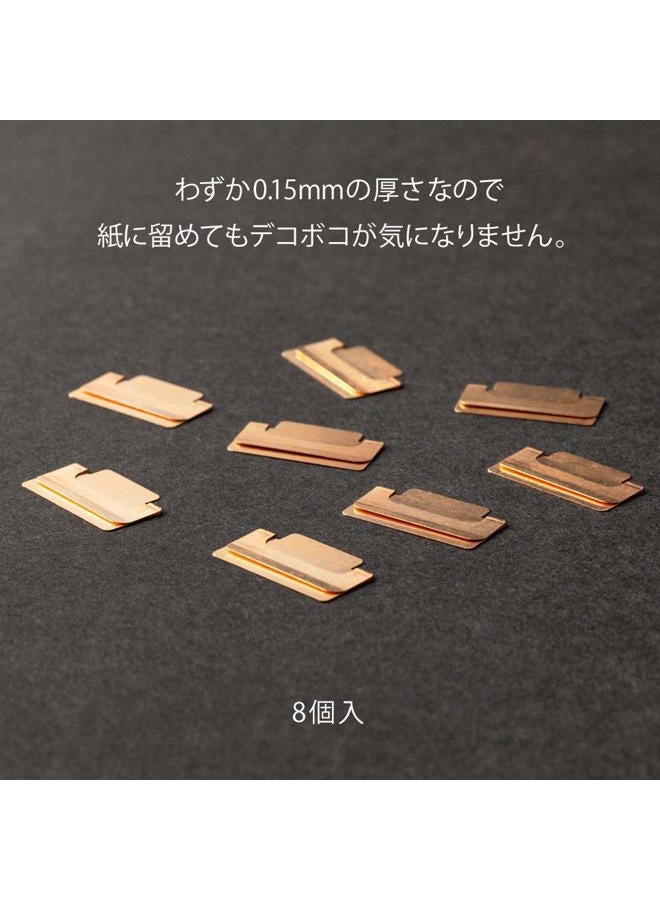 Midori Designphil Metal Index Clips Bronze - Image 2