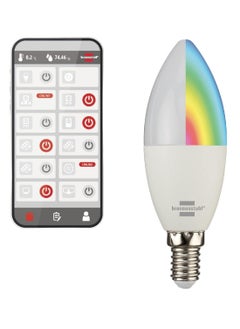 Brennenstuhl Brennenstuhl WiFi Smart Dimmable LED Light Bulb – 5.5W E14 Candle Shape, Energy-Efficient & App-Controlled  - Image 1