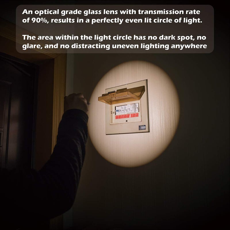 Weltool M6 LED Penlight, 3000K Warm White, Stylus Pocket Light with Clip No-Glare Even beam- High Color Rendering of 85% - Perfect Pen Light - for Inspection Reading Work Repair Powered By 2AAA cells - Image 3