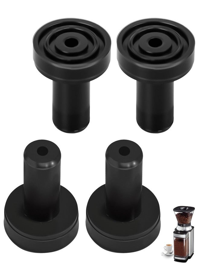 CHAR YONG قطع غيار قواعد مطاطية لطاحونة القهوة Cuisinart DBM-8P1 - لتوفير ثبات مانع للانزلاق وتقليل الضوضاء (مجموعة من 4 قطع)، أسود - Image 1