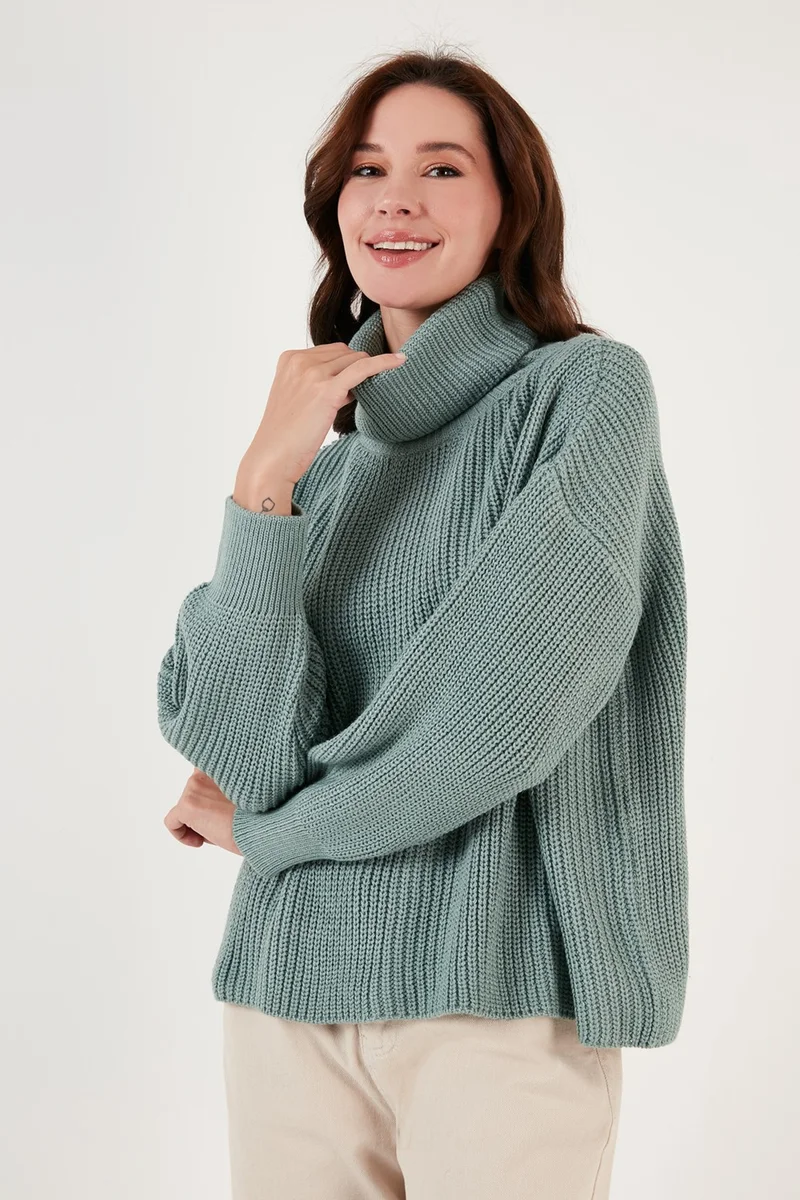 Lela Turtleneck Knitted Sweater Women's Sweater 4616001