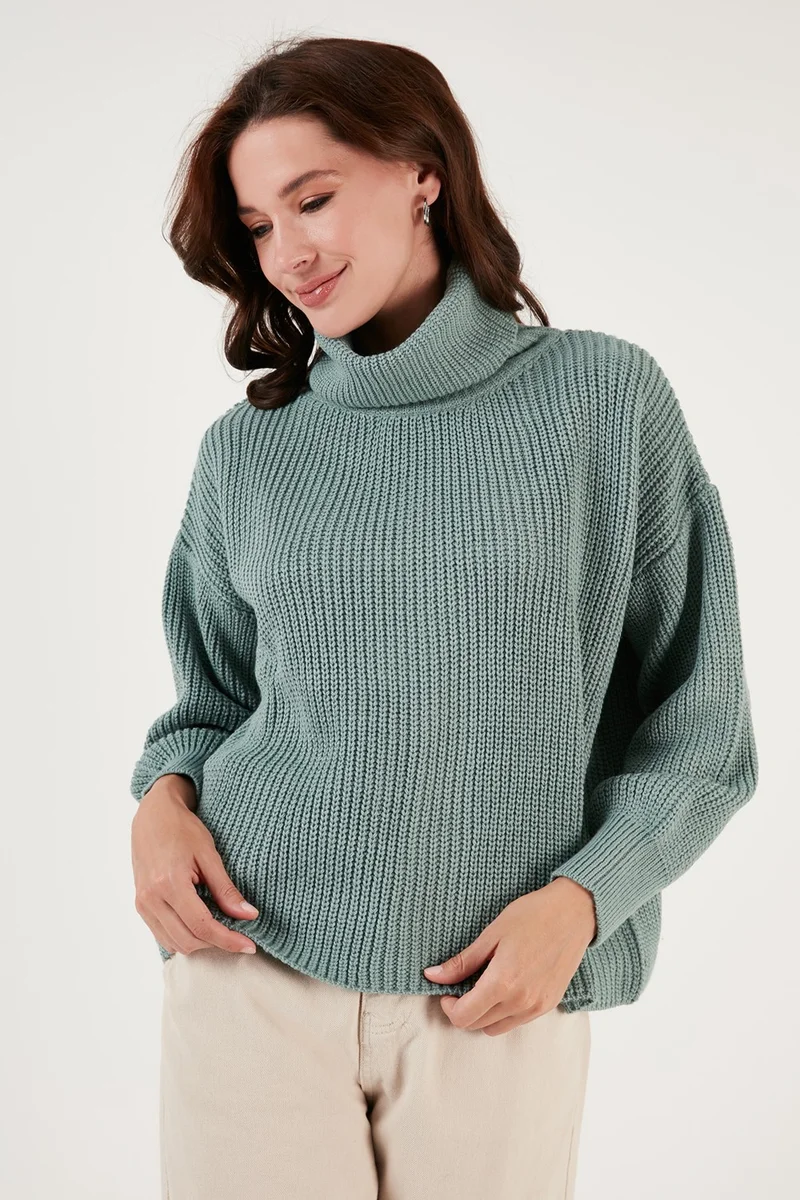 Lela Turtleneck Knitted Sweater Women's Sweater 4616001