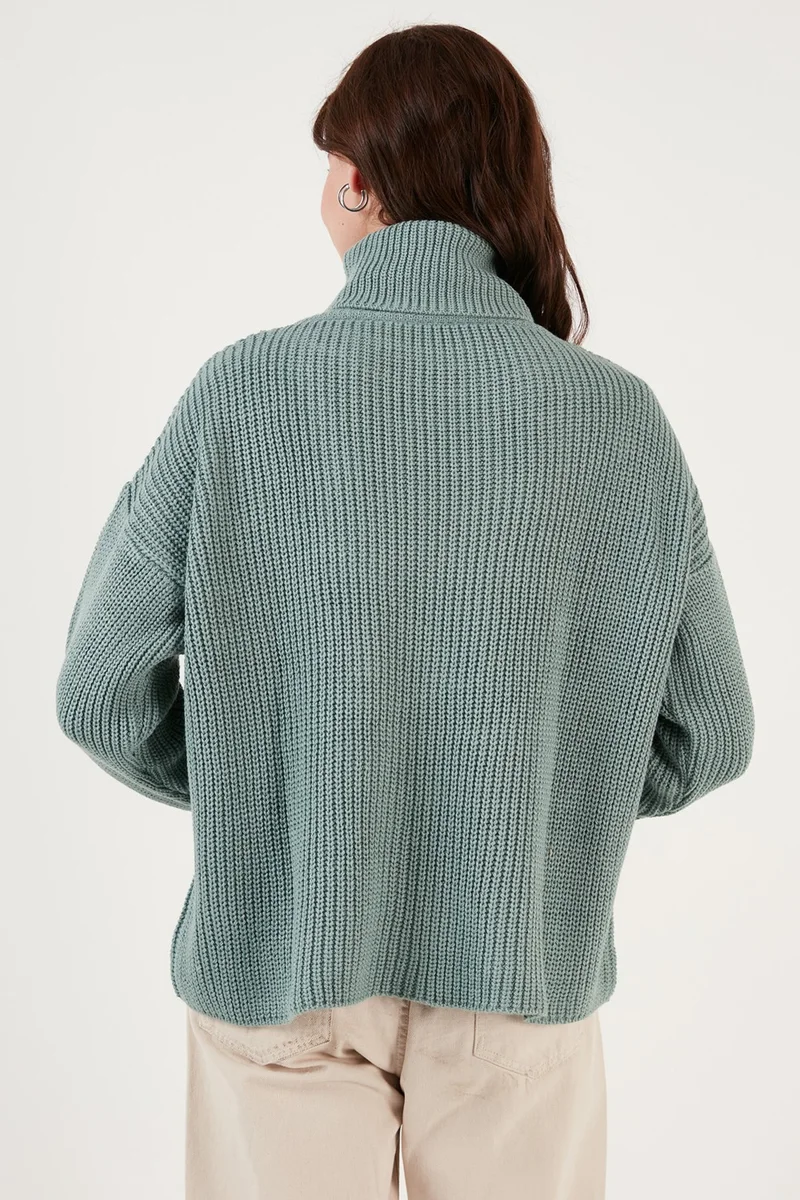 Lela Turtleneck Knitted Sweater Women's Sweater 4616001