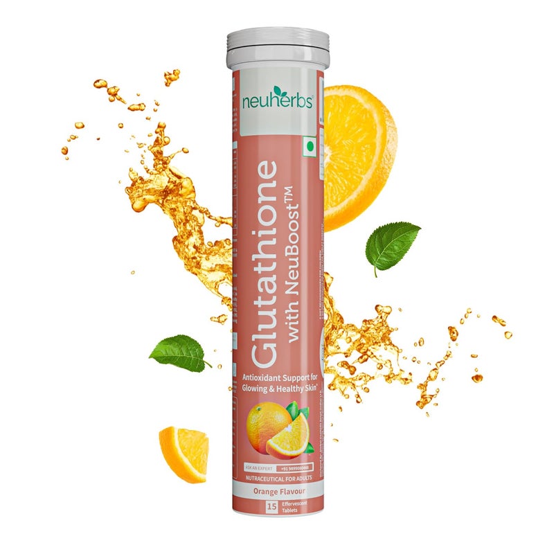 Neuherbs Glutathione 600mg - 15 Effervescent Tablets - Image 1
