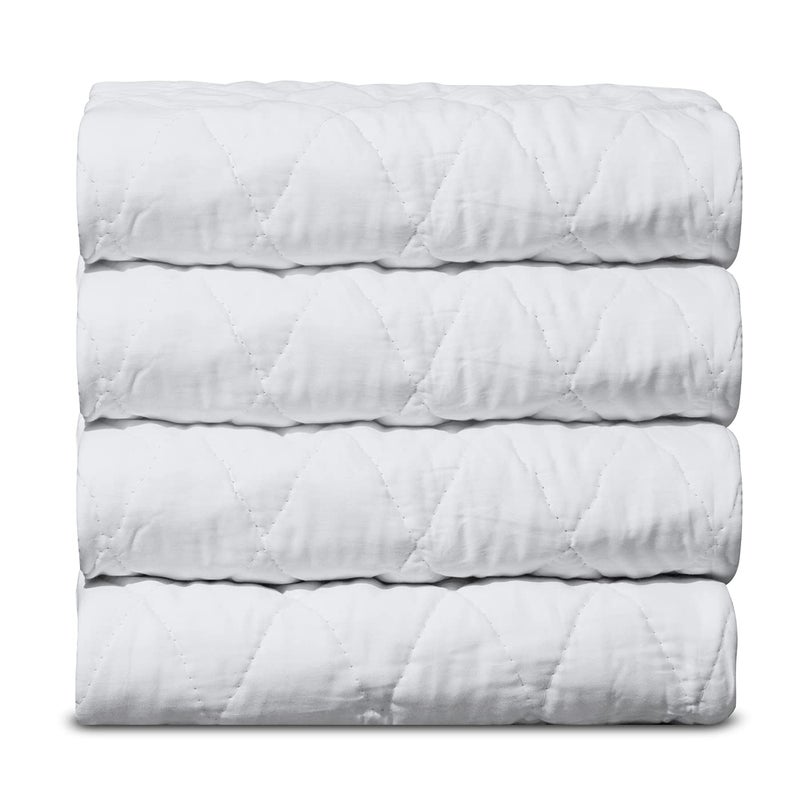 coca industries Silicone 250 TC Pillow Cover 18 x 28 Inch White - Image 5