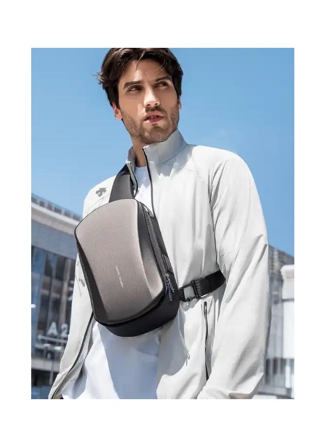 MARK RYDEN - MARK RYDEN 3998 Hardcover Crossbody Bag With Integrated USB and Type C port - Image 1