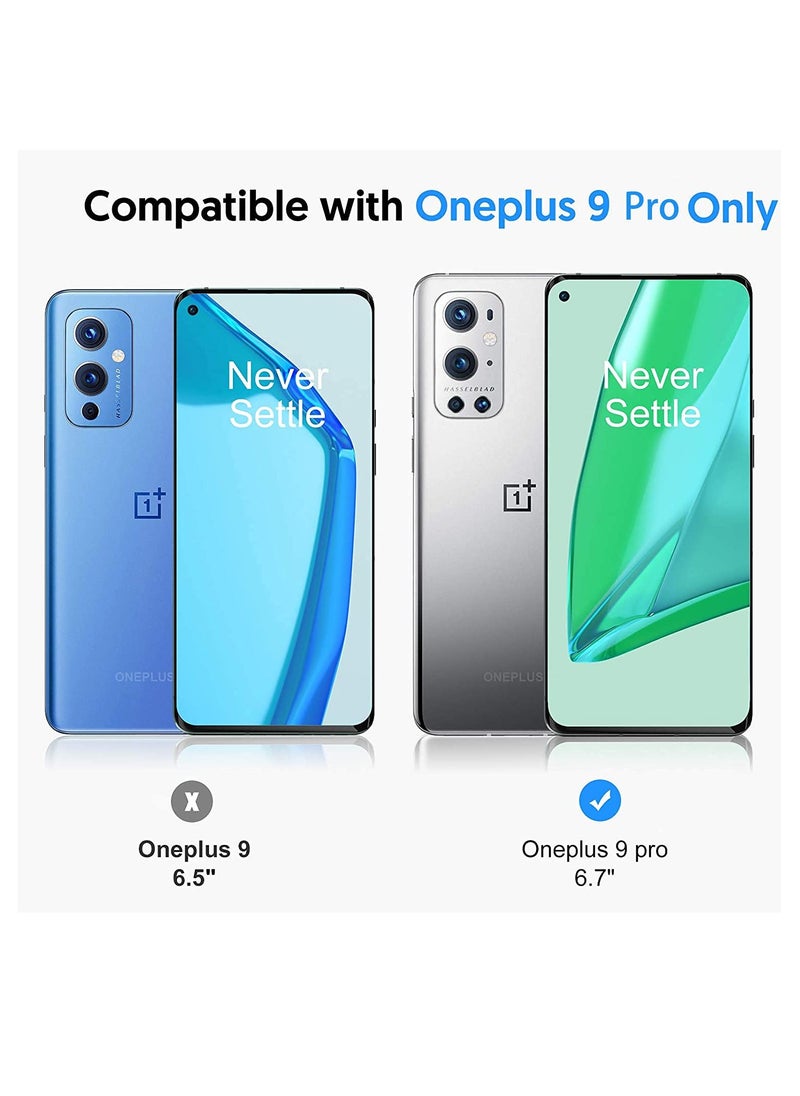 BORTONY - Oneplus 9 Pro Case Liquid Soft Silicone with Inside Microfiber Lining Oneplus 9 Pro Protective Cover Shockproof Camera Protection Back Case Cover - Image 1