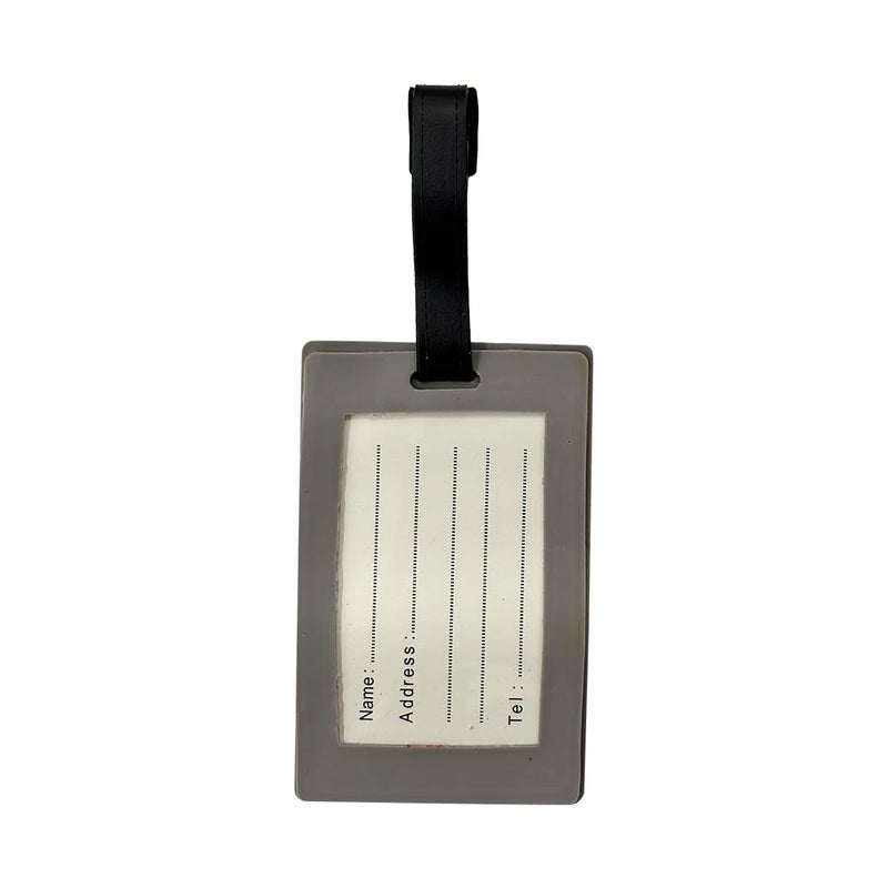 Eitheo Luggage Tags for Kids with Name & Address Label | Silicone Luggage Tags for Suitcases, Tags for Travel Bags/School Bags Identification tag Colorful Multi (Hands Off) - Image 5