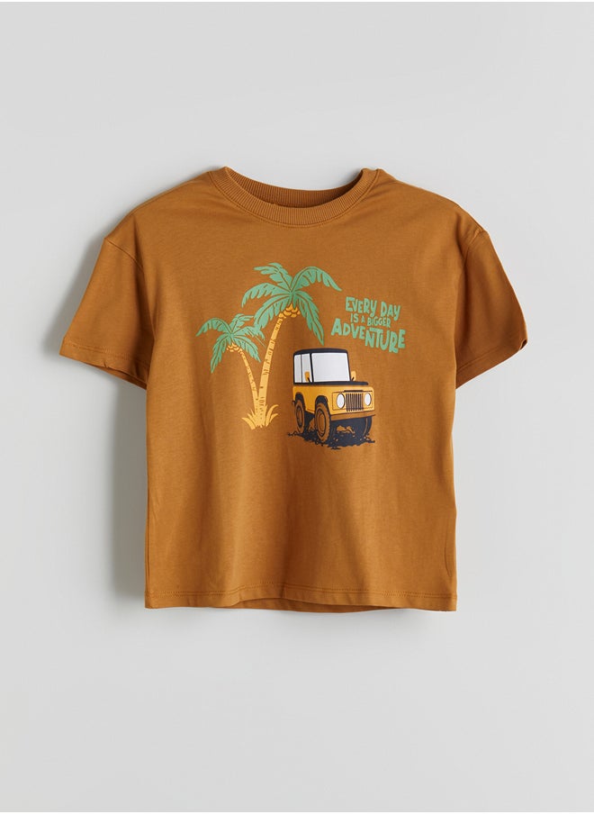LC WAIKIKI Printed Boy T-Shirt and Shorts 2 Pack Summer  - Image 2