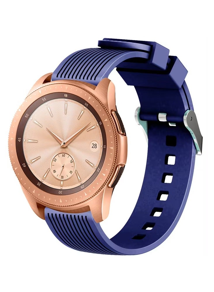 devia Deluxe Sport Silicone Watch Band For Samsung Galaxy Watch - Dark Blue - Image 2