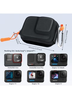Generic CYNOVA Suitable For Insta360 ACE-PRO Waterproof Protection Storage Bag Gopro Sports Camera Storage Bag-Color:Black  - Image 5