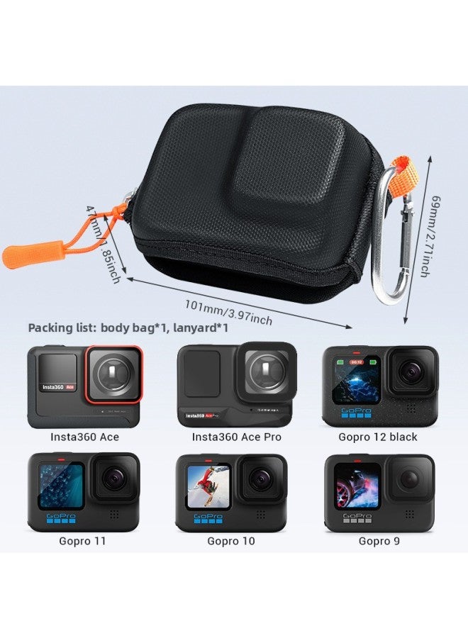 CYNOVA Suitable For Insta360 ACE-PRO Waterproof Protection Storage Bag Gopro Sports Camera Storage Bag-Color:Black  - Image 5