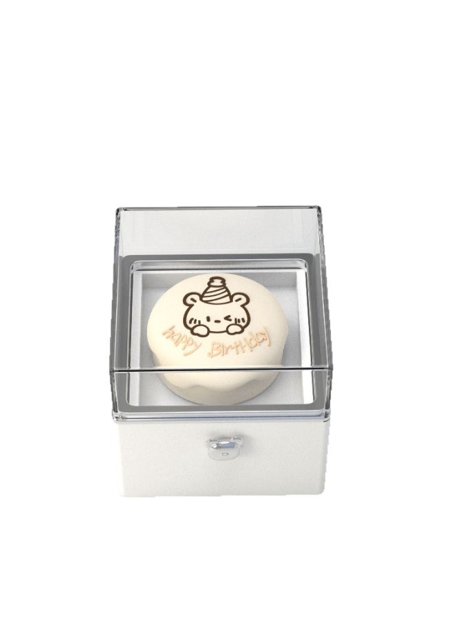 Birthday Gifts for Women, Cute Bear Cake Rotating Ring Box, 360° Flip Pop-Up Gift Box with Candle Holder, Romantic Surprise for Proposal, Engagement, Wedding, Anniversary & Special Occasions - Image 2