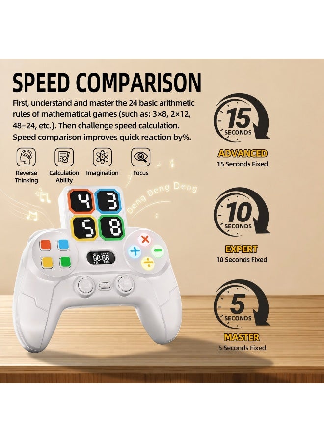 Smart 24-Point Math Game Controller for Kids – Quick Calculation, Brain Training & Eye-Friendly Learning Toy - Image 3