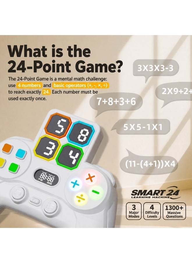 Smart 24-Point Math Game Controller for Kids – Quick Calculation, Brain Training & Eye-Friendly Learning Toy - Image 5