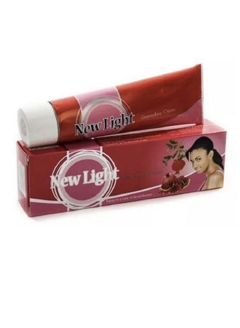 New Light Cream is a face and skin whitening cream with pomegranate and grenadine - Image 1