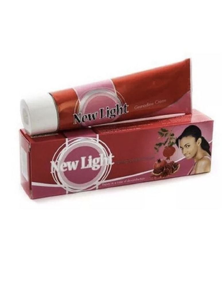 New Light Cream is a face and skin whitening cream with pomegranate and grenadine - Image 2