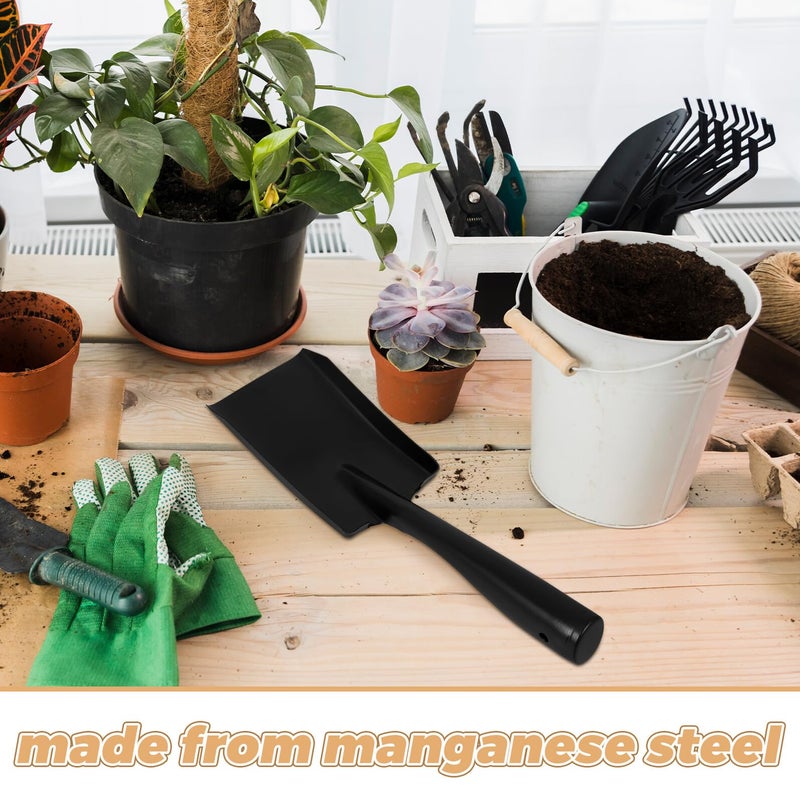 Manganese Steel Garden Shovel For Soil Ash Cleaning Outdoor Fireplace Use - Image 4