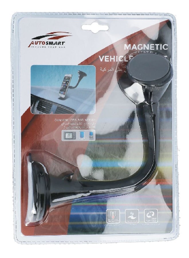 Universal Design Magnetic Car Phone Holder Black 7.2 x 18.6 x 25.6 cm T23624