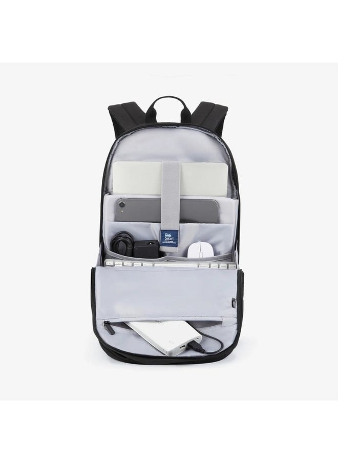 BAGSMART - BAGSMART Black Horatio Laptop Backpack - Image 1