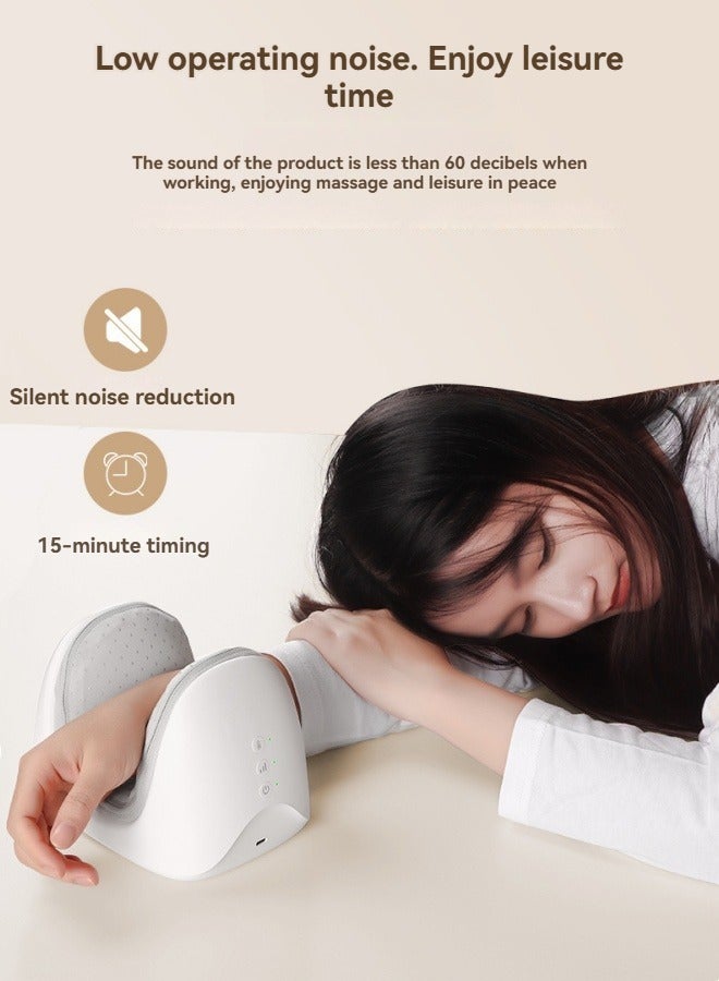 M MIAOYAN Rechargeable wrist/ankle massager fully automatic air bag kneading hand massager warm compress hand and ankle massager  - Image 5